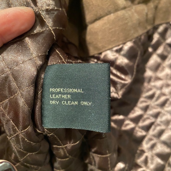 *SOLD* Synergy Studio Men’s Leather Bomber Jacket - Picture 9 of 11